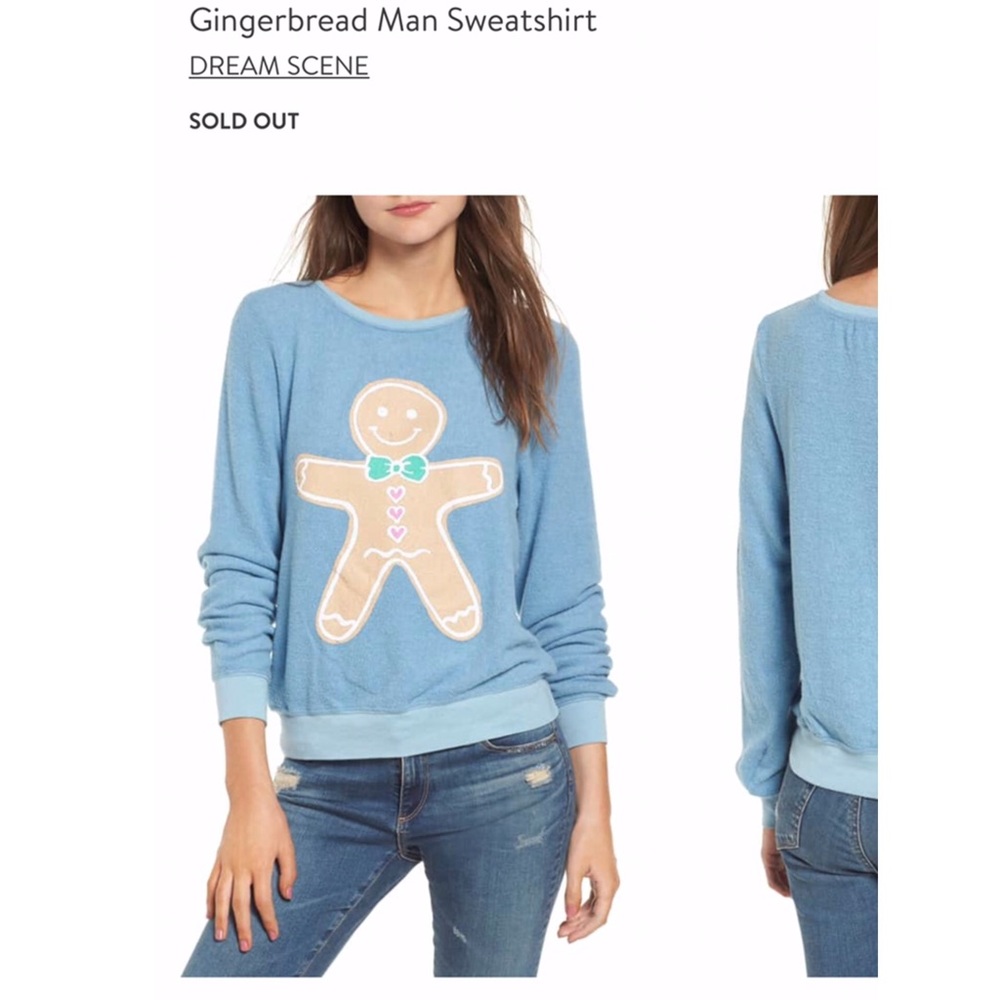 Dream Scene Gingerbread Man Shirt Small
